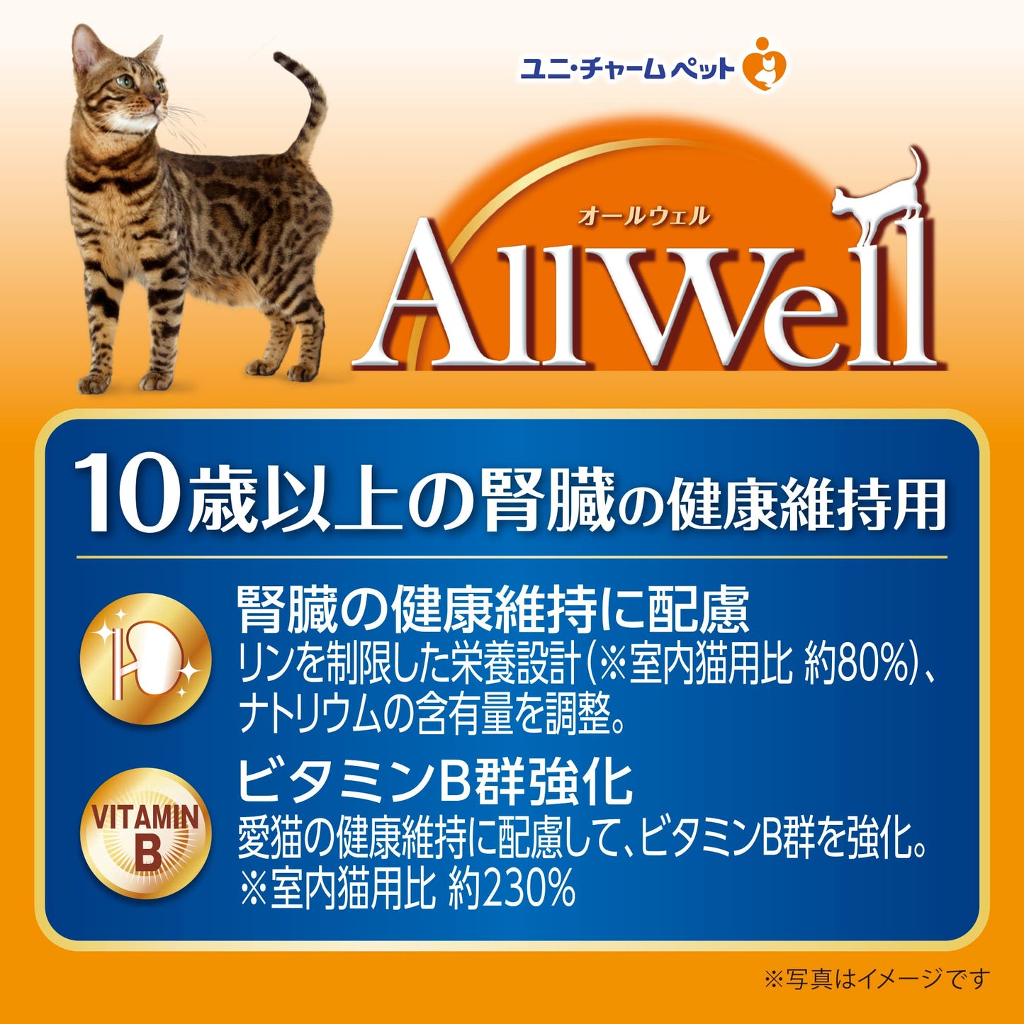 AllWell10歳以上の腎臓の健康維持用 フィッシュ味挽き小魚とささみ フリーズドライパウダー入り1.5kg